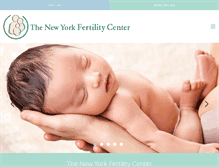 Tablet Screenshot of newyorkfertilitycenter.com